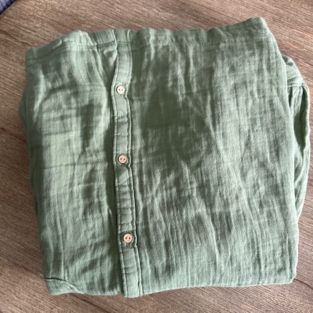 Old navy women’s cropped shirt gauze NWOT cotton - Picture 8 of 11